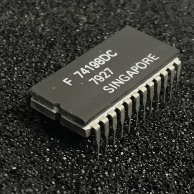 74198 8-Bit R/L Shift Register, CERAMIC CDIP-24 WIDE, Fairchild 74198DC