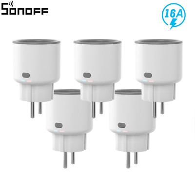 1-5x Sonoff S60 DE WIFI Smart Stecker Steckdose Leistungsmessung APP-Steuerung