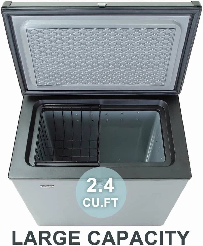 Congelatore a pozzetto a gas propano SMAD 2,5 Cu Ft GPL e furgone elettrico