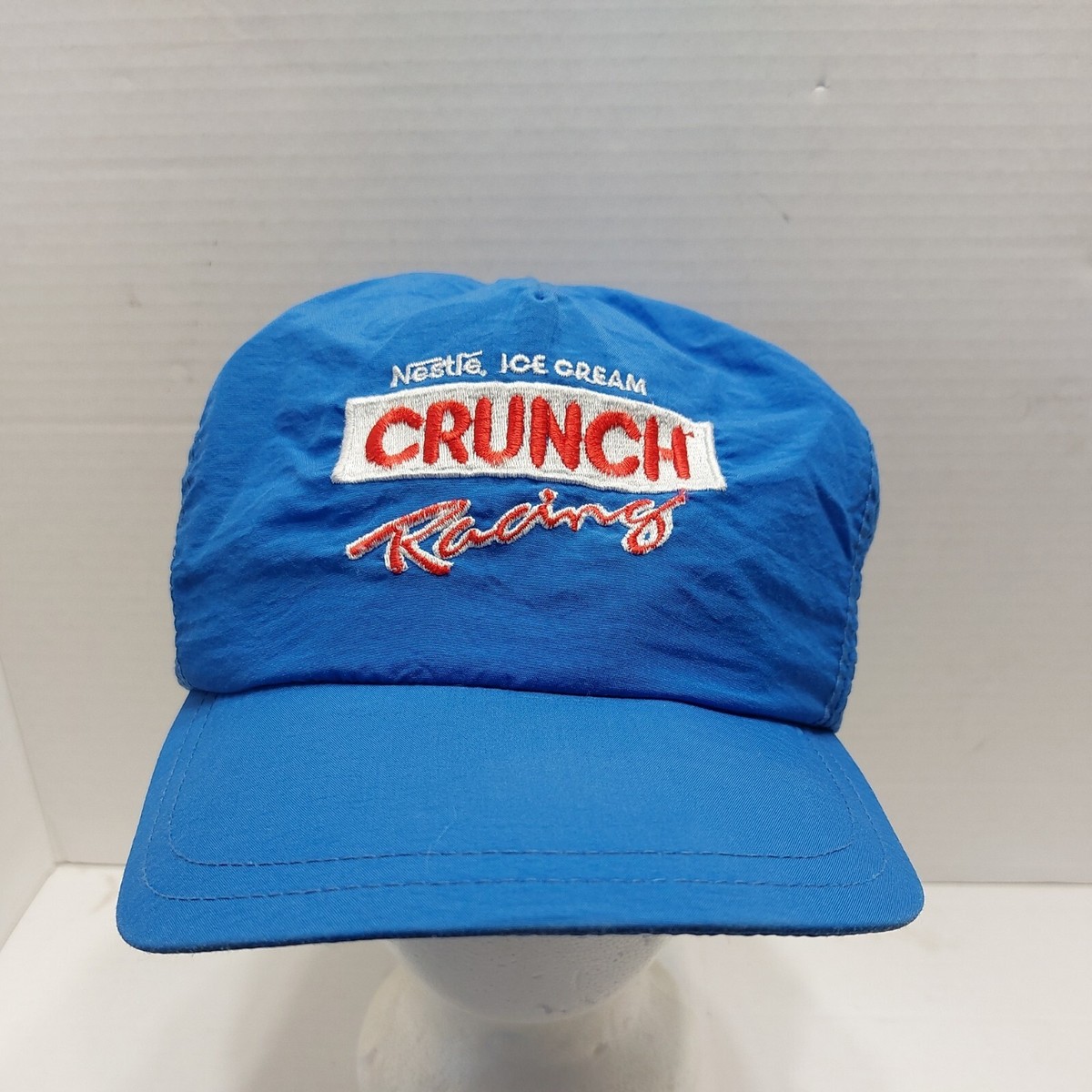 VTG Nestle Crunch Ice Cream & Candy Racing Snapback Hat Blue | eBay