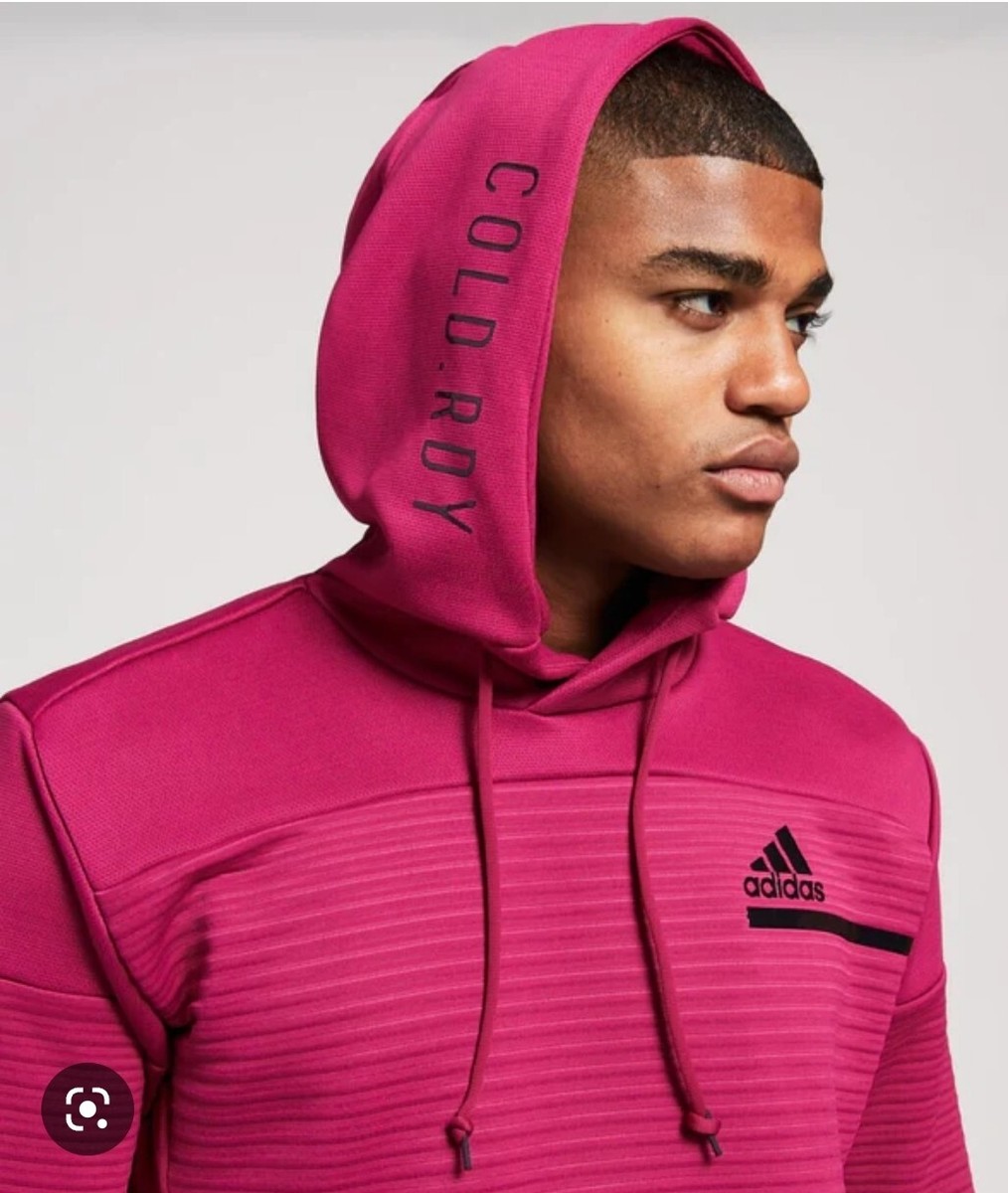 Adidas Men's Cold Ready PullOver Hoodie, SM POWER BERRY Ret