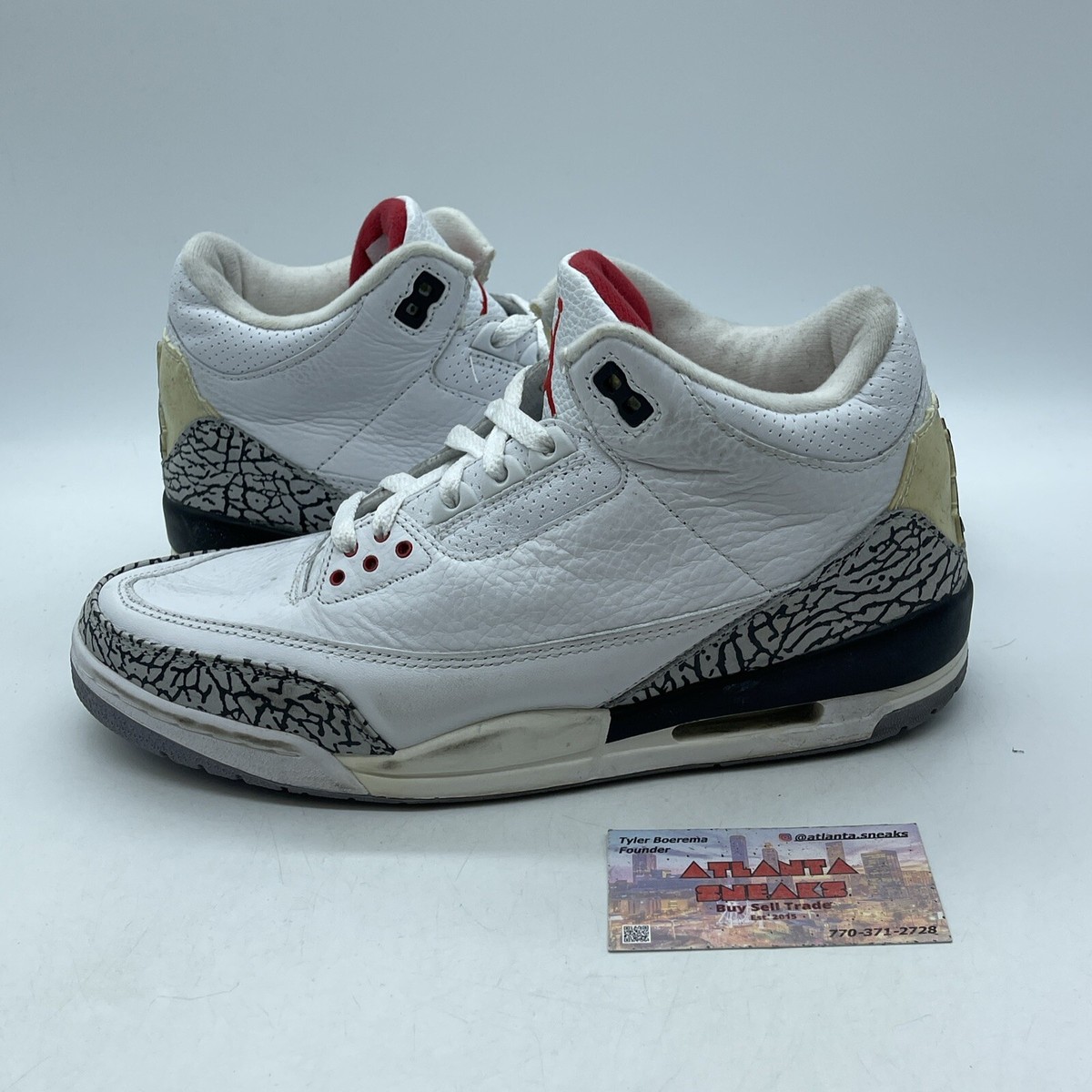 Air Jordan 3 Retro: White/Cement (2003): 136064-102 Air Jordan 3 Retro: White/Cement (2003): 136064-102