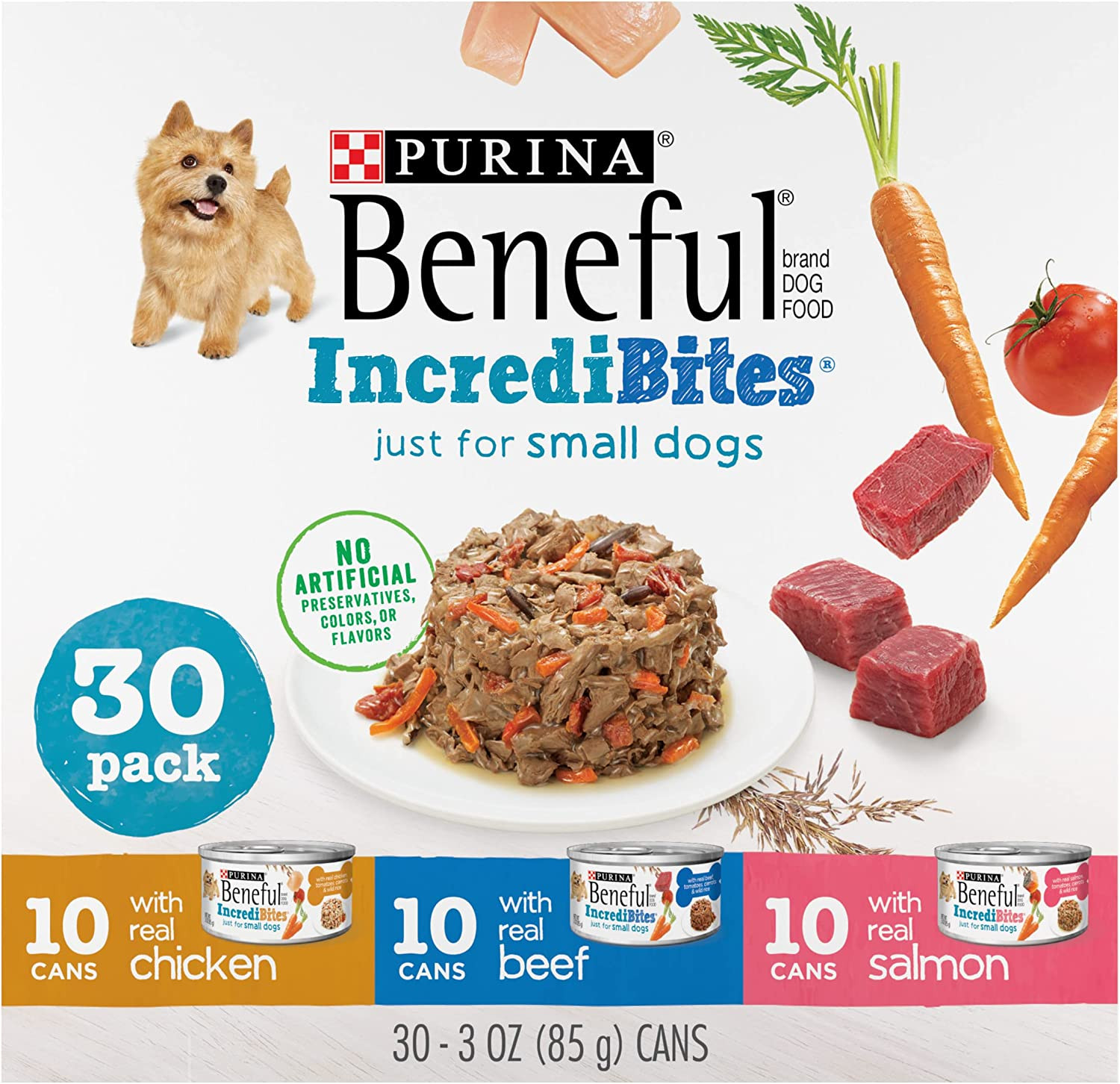 Variety Pack Beef Chicken Salmon