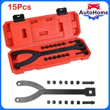 Adjustable Variable Pin Spanner Wrench Drive Fan Clutch Pully Holder Wrench Tool