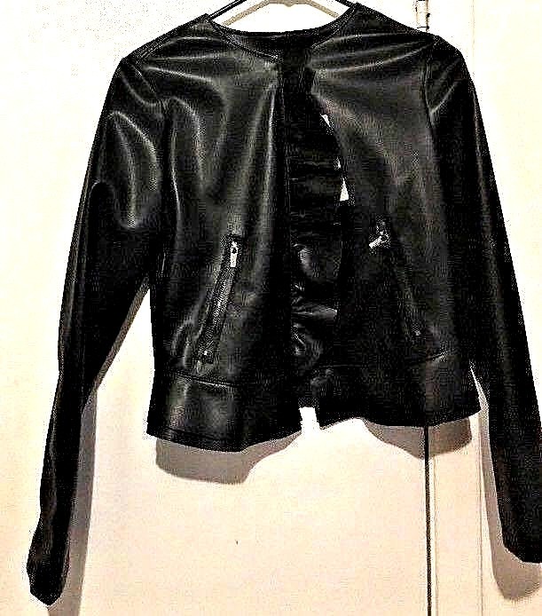 Zara Basic abrigos Mujer Mujer Mujer Negro Imitación Cuero Chaqueta De Talle M-Nuevo con etiquetas 2a6b84 Zara Basic abrigos Mujer Mujer Mujer Negro Imitación Cuero Chaqueta De Talle M-Nuevo con etiquetas 2a6b84