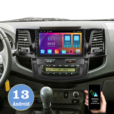 Für Toyota Hilux 2005-2015 Autoradio Apple Carplay 8+256G Android 13 GPS WIFI