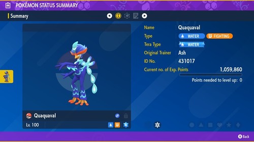 MIGHTY QUAQUAVAL 7 STAR TERA RAID UNTOUCHED MIGHTIEST MARK SCARLET VIOLET - Picture 4 of 6