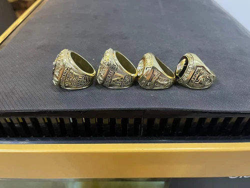 4 Ring Set 1969 1973 1974 1976 Minnesota Vikings Ring Fan Souvenirs Gift - Picture 3 of 4