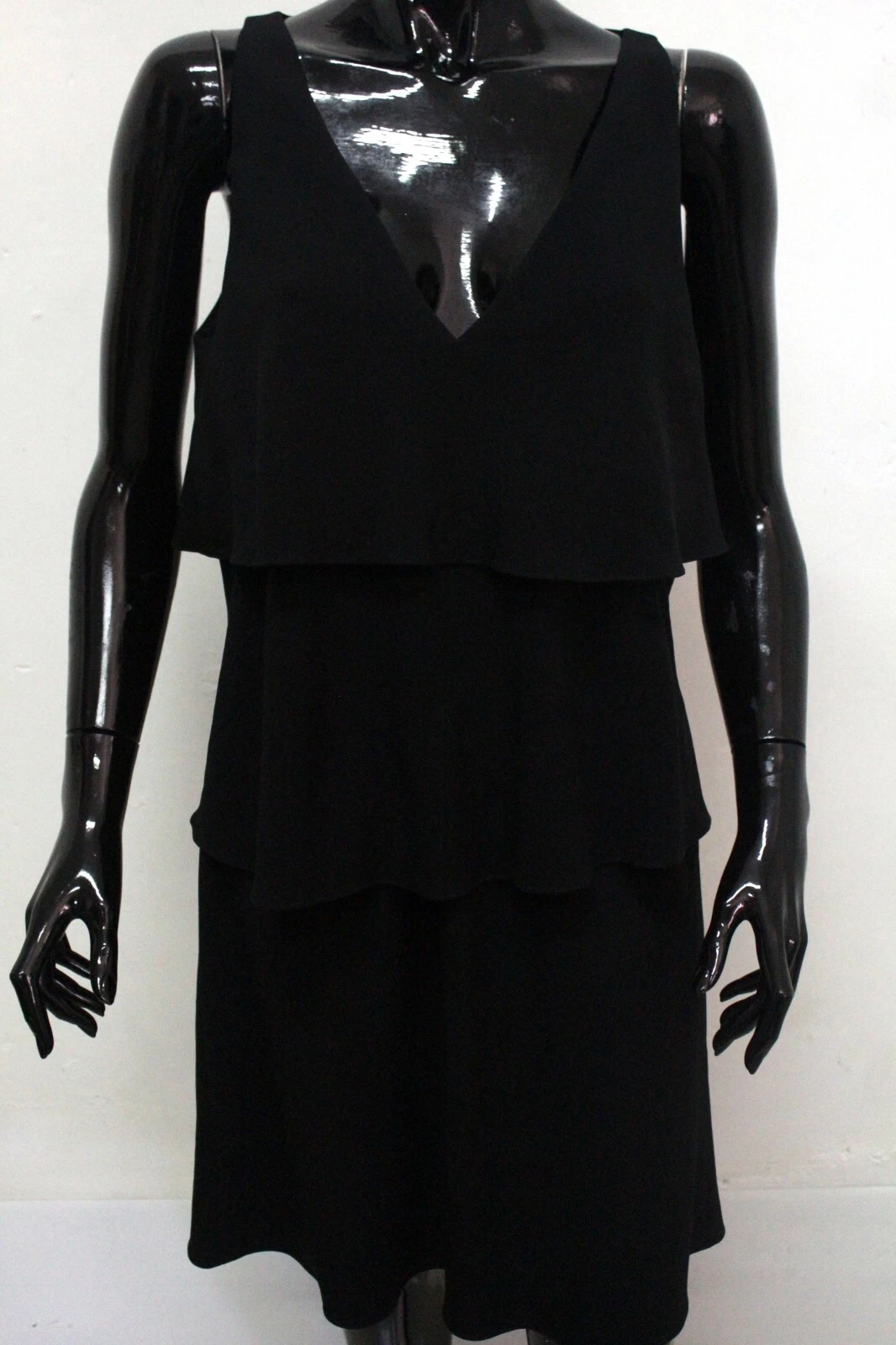 Moschino Vestito Donna Taglia 44 Abito Nero Dress Woman Tubino Vestitino