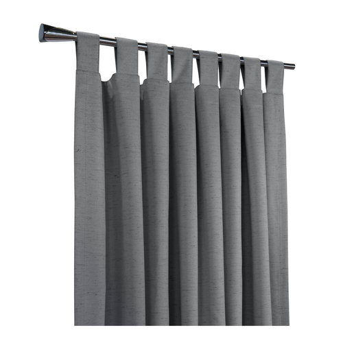 Ventura Dark Grey Tab 52 In. W X 63 In. L Top Total Blackout Curtain Panel Pair, - Picture 3 of 4