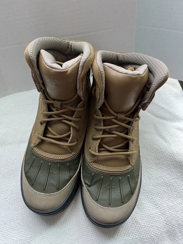 耐克 Youth ACG Woodside 2 小麦/绿色 524872-301 雪地/远足靴 7Y 码 — 第 4/4 张图片