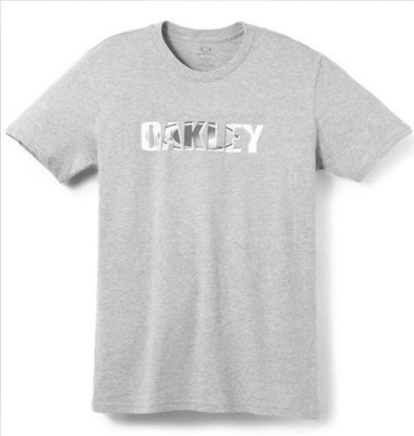Oakley Men's Sentry Cotton Short Sleeve T-shirt Red White Gray Blue Orange