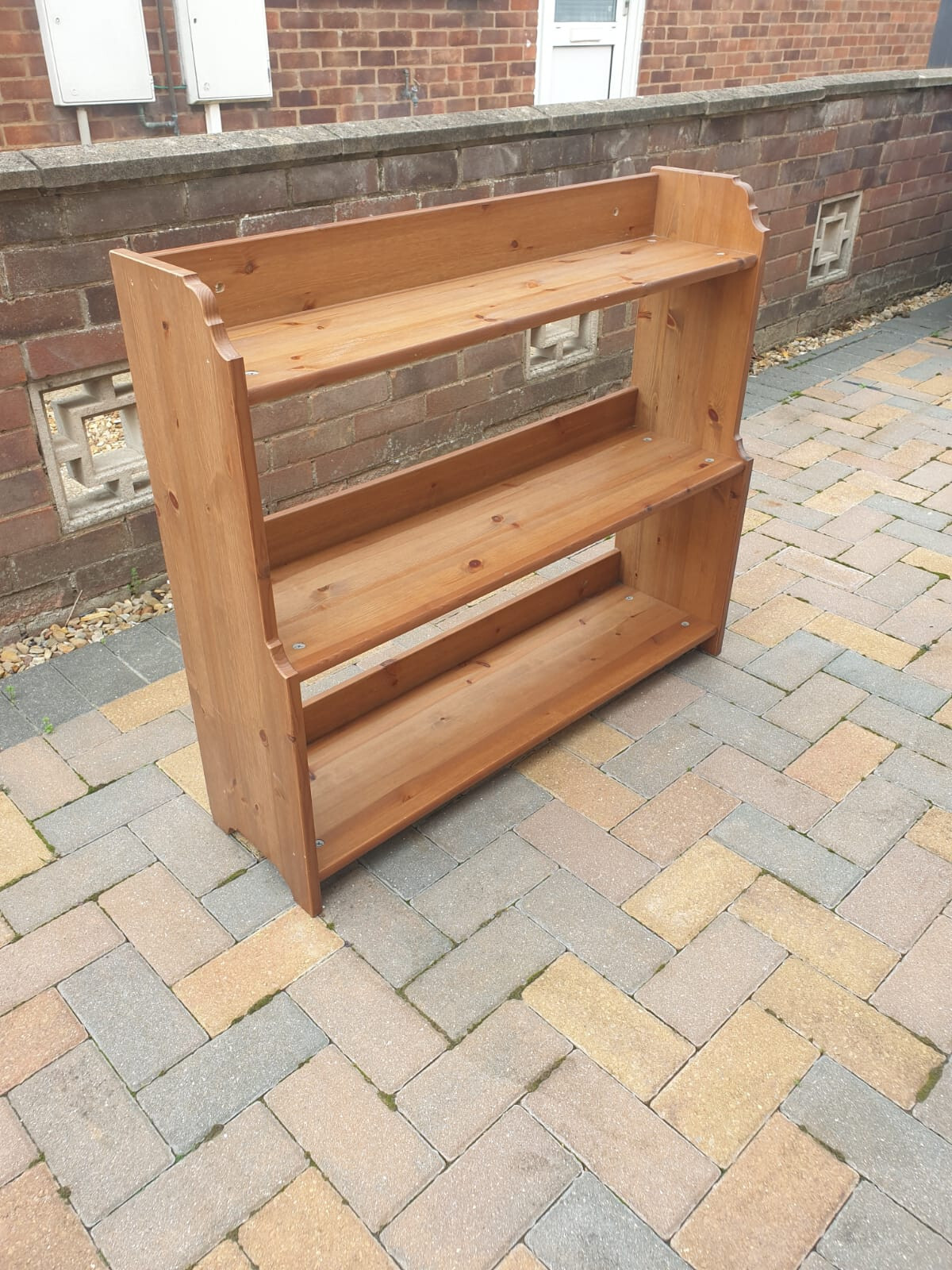 Ikea Leksvik freestanding or wallmounted three shelf bookcase