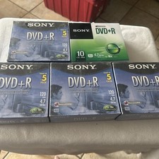 SONY DVD R 120 min. 4.7 GB 5 Pack Color Collection Recordable 2004 Blank DVD