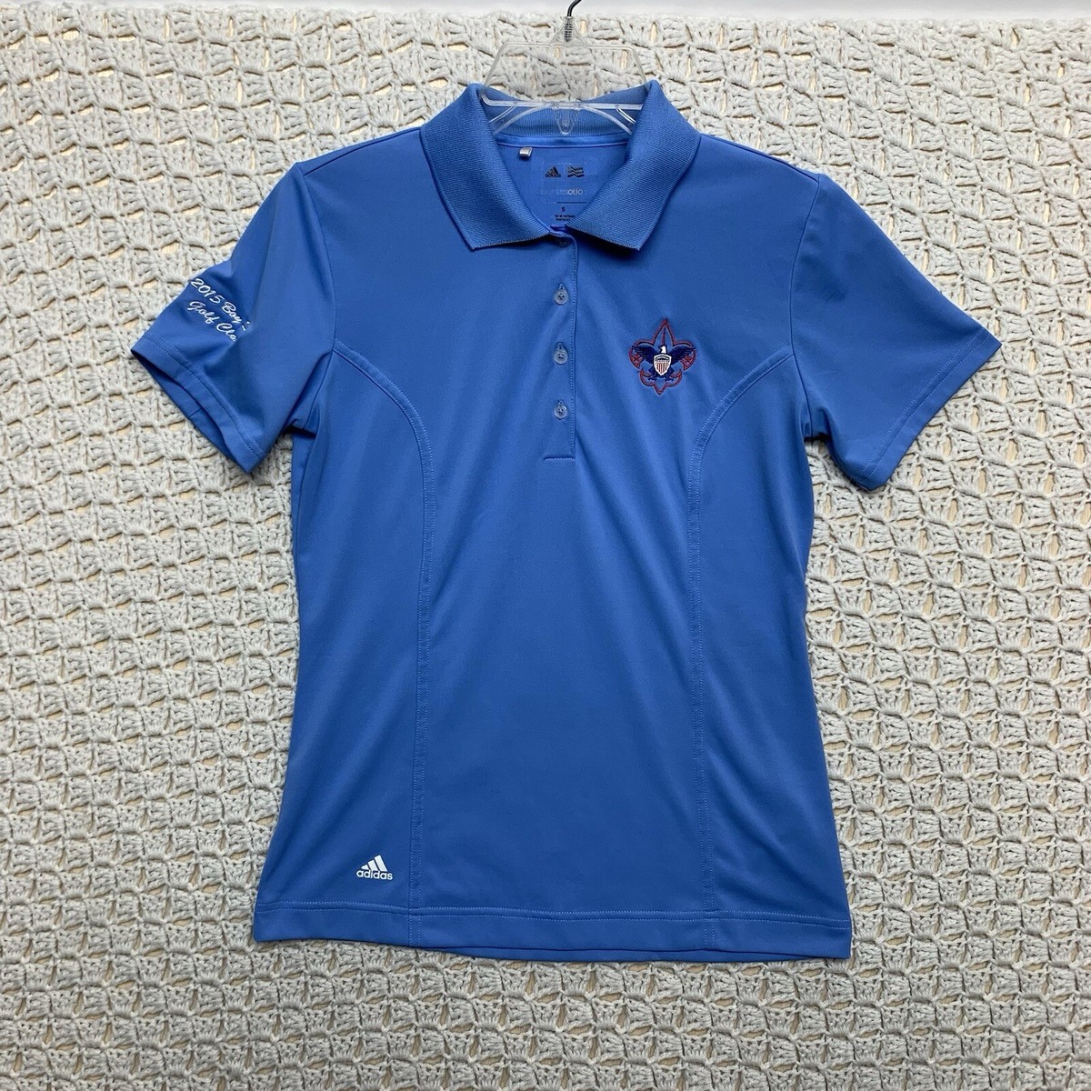 Adidas Polo Shirt Women's Size S Blue Golf Oregon Golf Club