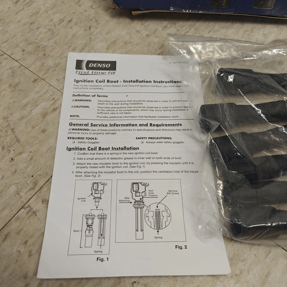 DENSO 671-6241 COP ботинки - 6 для BMW 323Ci 2000, 323i 2000-1998, 323is 1999-1998 - Изображение 3 из 3