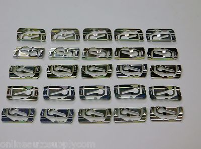 25 pcs windshield back glass moulding spacers anti-squeak clips GM
