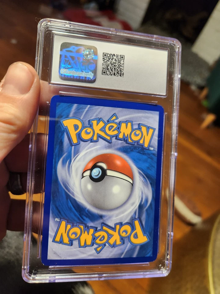 (TOP POP 10) CGC 10 GEM MINT Potion 95/115 Unseen Forces Pokemon HOLO ERROR - Image 4 of 4