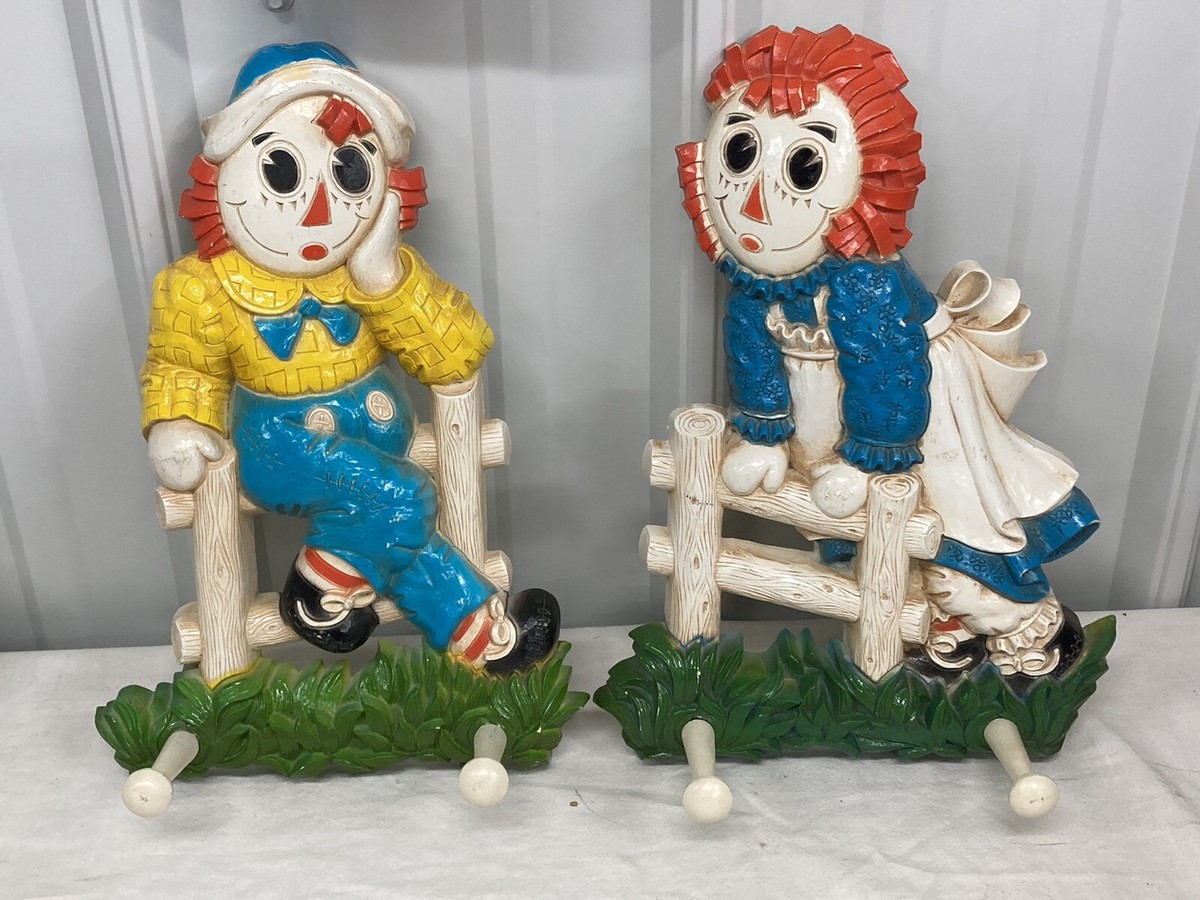 RAGGEDY ANN＆ANDY陶器置物 RAGGEDY ANN＆ANDY陶器置物