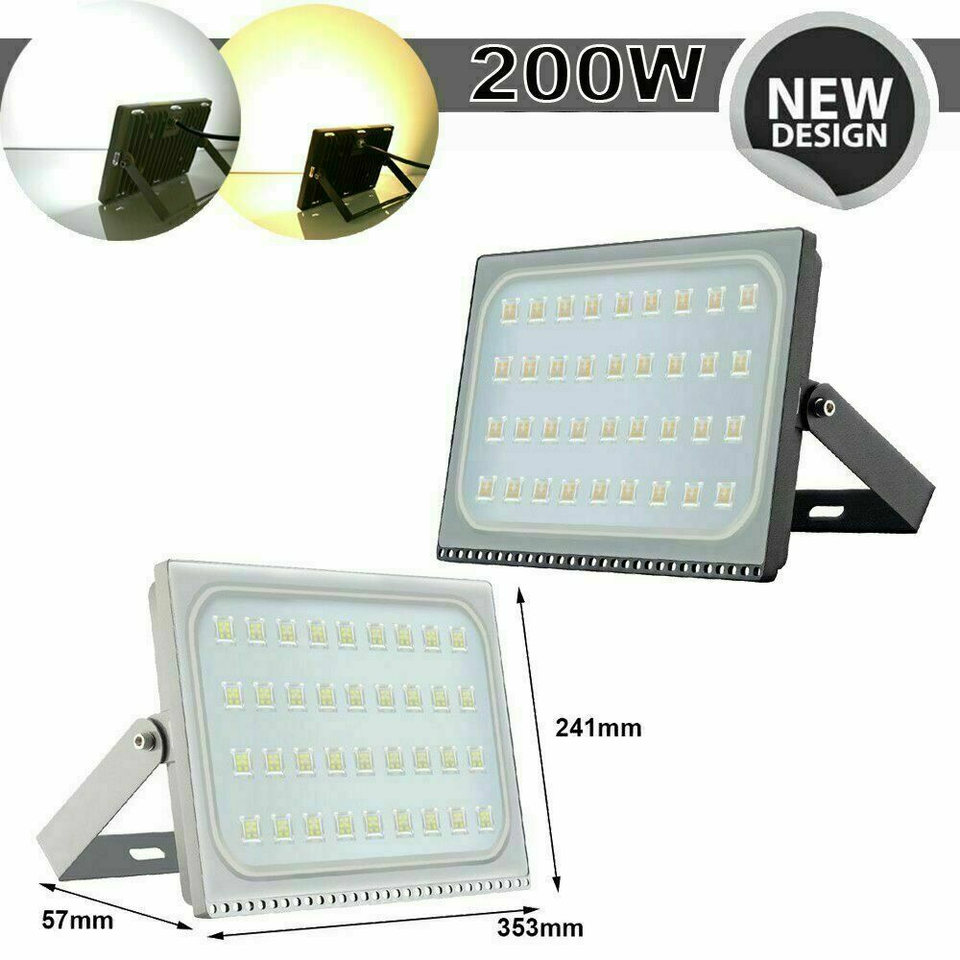 10W500W Watt Led Flood Light Outdoor Security Garden Yard Spotlight