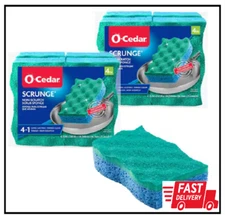O-Cedar Multi-Use No Scratch Scrunge 8 Scrunge Sponges