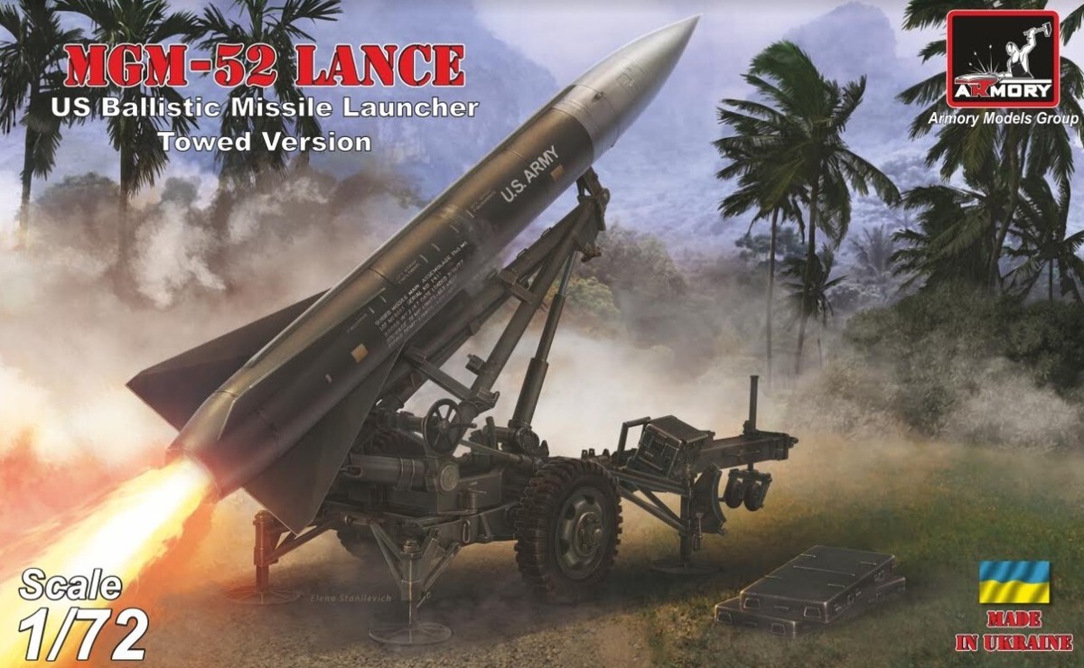 re Armory 72432 1:72 MGM-52 Lance, US Tactical Ballistic