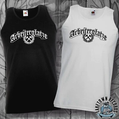 Arbeiterglatze S-3XL Wifebeater Tank Top Oi! Skinhead Working Class Hooligan - Bild 1 von 4