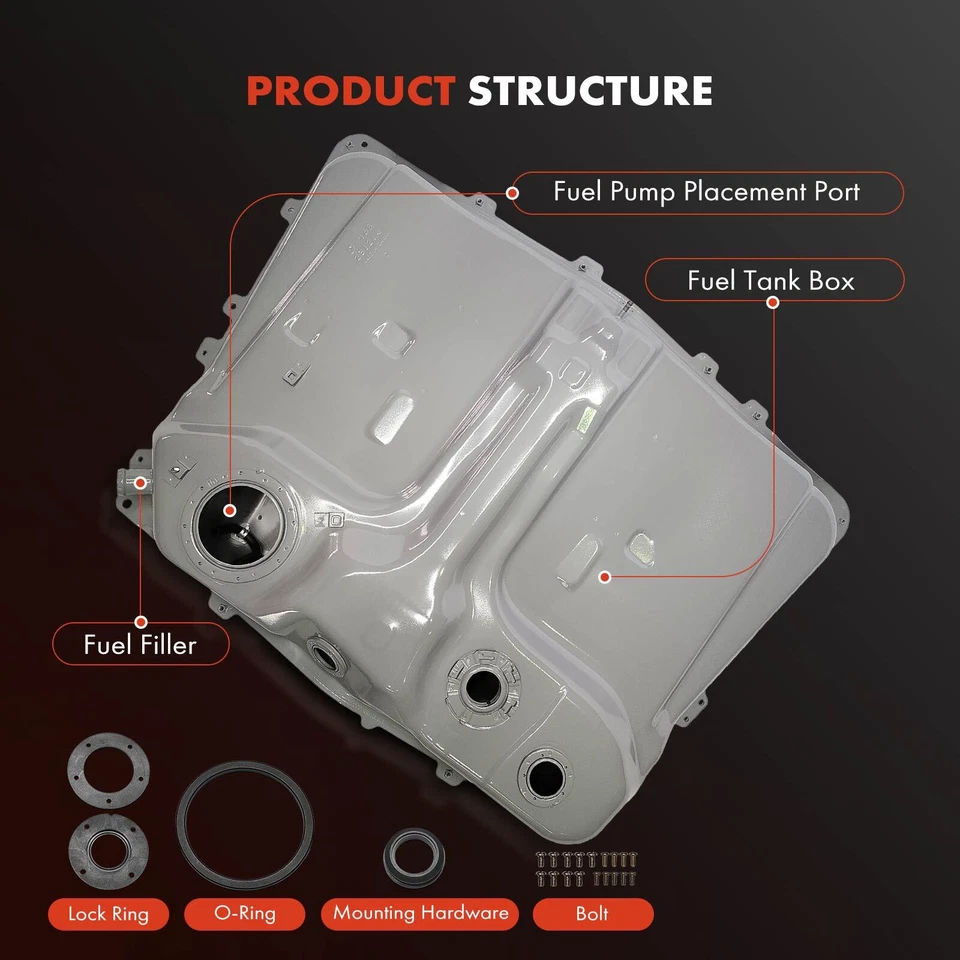 Tanque de combustible de 14,8 galones para Toyota RAV4 2001 2002 2003 2004 2005 L4 2,0 L 2,4 L gasolina Foto 2 de 4