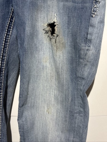 Rock Revival Herren Jeans 42x33 Pierre Straight Distressed Ripped Denim - Bild 9 von 15