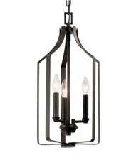 Kichler 3-Light Candelabra Morrigan Pendant indoor Lighting  42499OZ-Olde Bronze