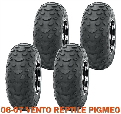 Set 4 WANDA Go Kart Tires 145/70-6 145x70x6 Fit for 06-07 VENTO REPTILE PIGMEO