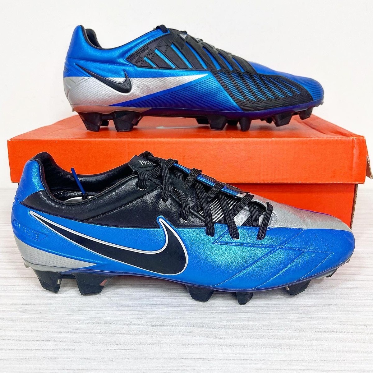 Nike T90 Laser IV KL-FG 472555-400 RARE Soccer Football Nike T90 Laser IV KL-FG 472555-400 RARE Soccer Football