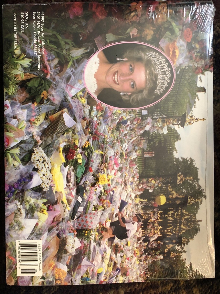 1998 DIANA The People's Princess Commemorative Calendar New