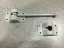 6 Inch Enclosed Cargo Trailer Door Hold Back - Gray