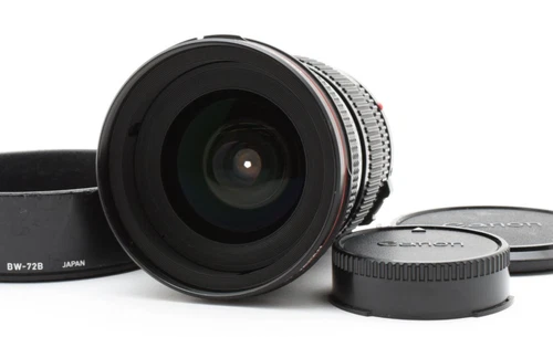 [ N MINT w/ Hood ] Canon New FD NFD 20-35mm f3.5 L f3.5L MF Zoom Lens From JAPAN