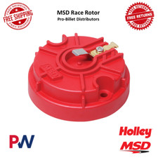 Msd Replacement Racing Rotor Red Rynite For Various Pro-billet Distributor 8467