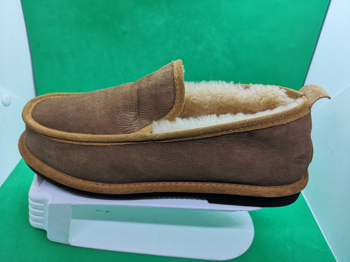 L.L.BEAN Men\'s slippers brown slip-on size 11 LL Bean Brown Suede Lined Slippers - Size 11 D Liberia | Ubuy main image 2