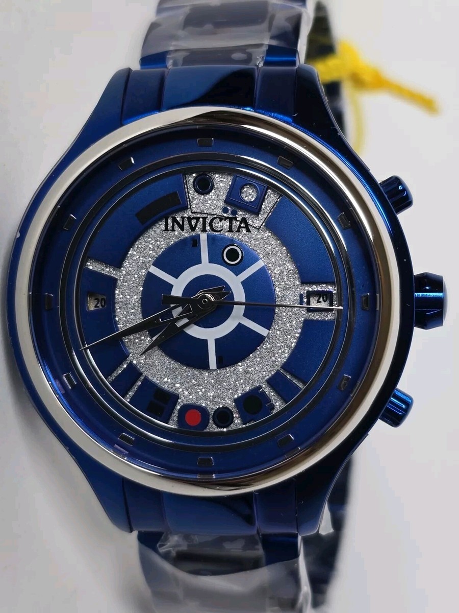 Invicta Star Wars R2 D2 Women s Blue Watch 38mm 41392 eBay