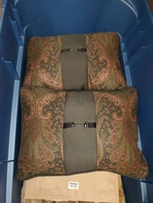 Croscill decorative 2 pillows and 2 king pillow shams for bedroom.