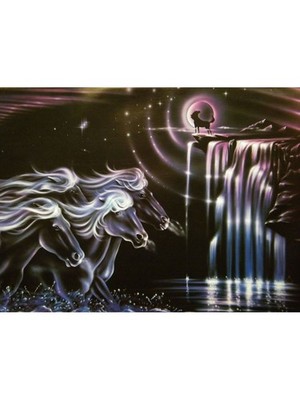 UV Schwarzlicht Poster Neon Druck ''Dream World'' 64x90cm Blacklight Party