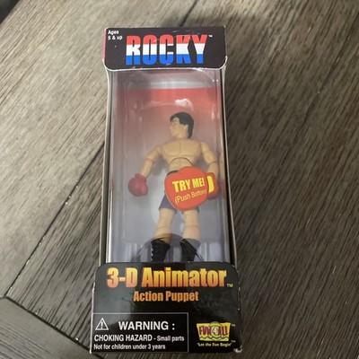 VINTAGE ROCKY FIGURE - ROCKY BALBOA 3-D ANIMATOR ACTION PUPPET - ROCKY 2