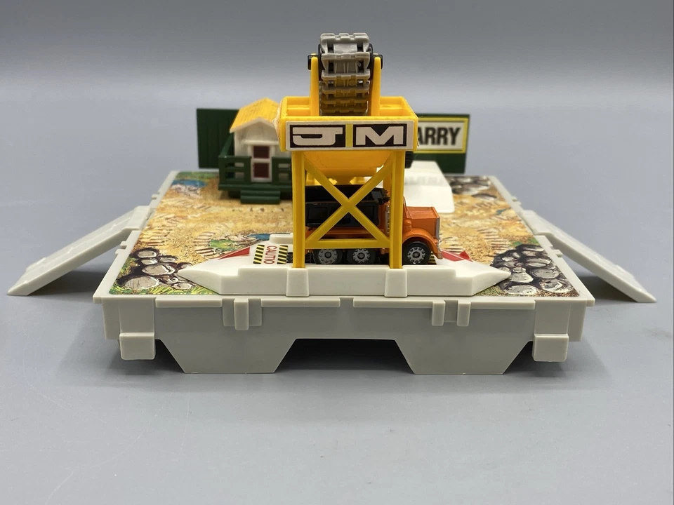 Vintage 1988 Galoob Micro Machines Travel City Rock Quarry with Truck and Box - Image 3 of 4