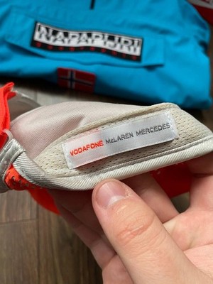 Original Vodafone McLaren Mercedes Lewis Hamilton Cap Orange F1