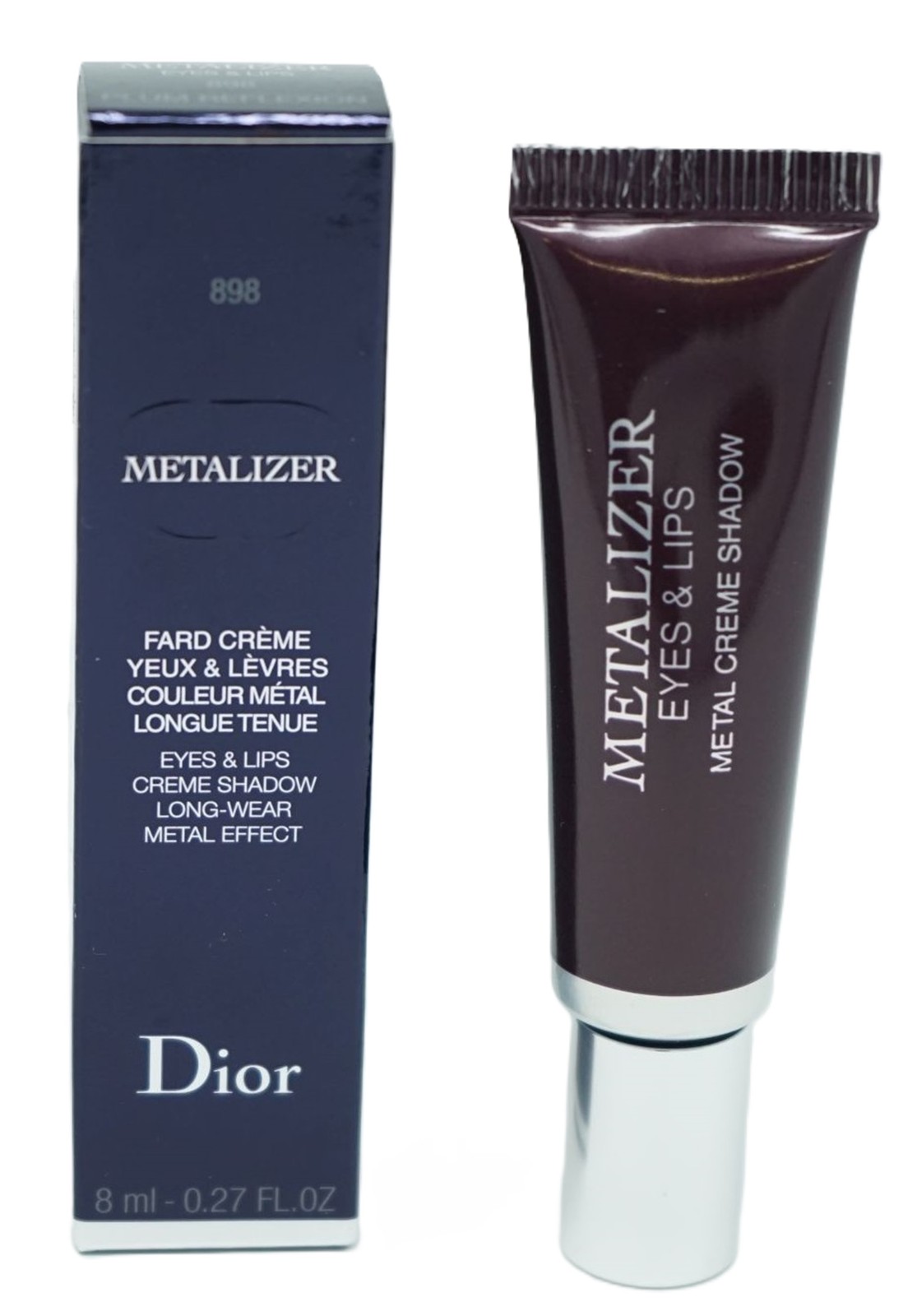 Кремовые тени для век и губ Dior Metalizer Eyes - Lips Creme Shadow Long-Wear 898 Plum Reflexion