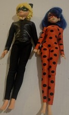 Figuras de acción Posables Miraculous Lady Bug & Cat Noir Temporada 6-SIN ZAPATOS