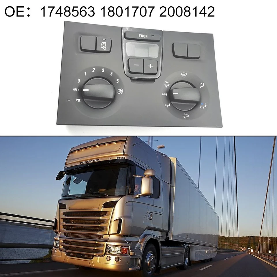 Cabin AC and Heat Functionality with Replacement For Scania Truck Panel - Image 2 of 4