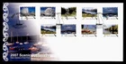 DR WHO 2007 NEW ZEALAND FDC SCENIC LANDSCAPE COMBO $3 M79735