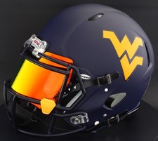 WEST VIRGINIA MOUNTAINEERS WVU Riddell Speed Full Size AUTHENTIC Football Helmet