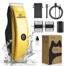 Pet Grooming Clippers for Matted Hair Cat, Low Noise Hair Trimmer Kit for Lon...