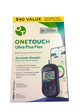 Ultra Plus Flex Meter Blood Glucose Monitoring System w Lancing Device